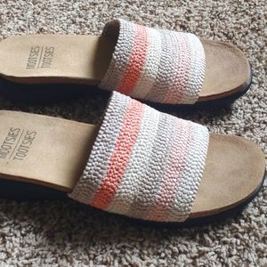 MOOTSIES TOOTSIES Emilia Rainbow Stripe Sandals